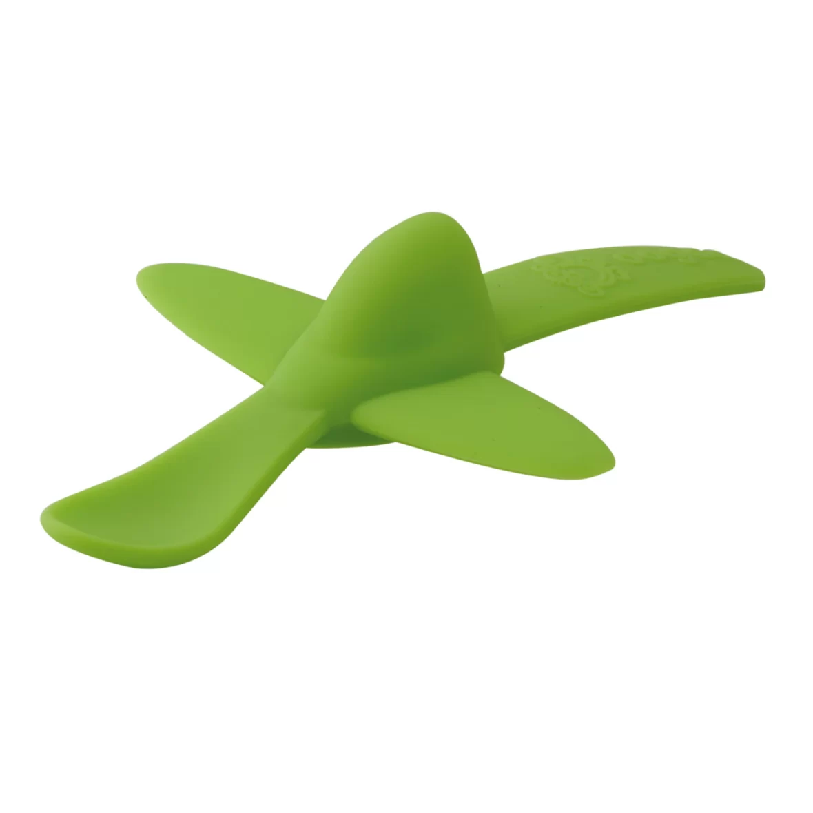 Cuchara de silicona Avión – Verde